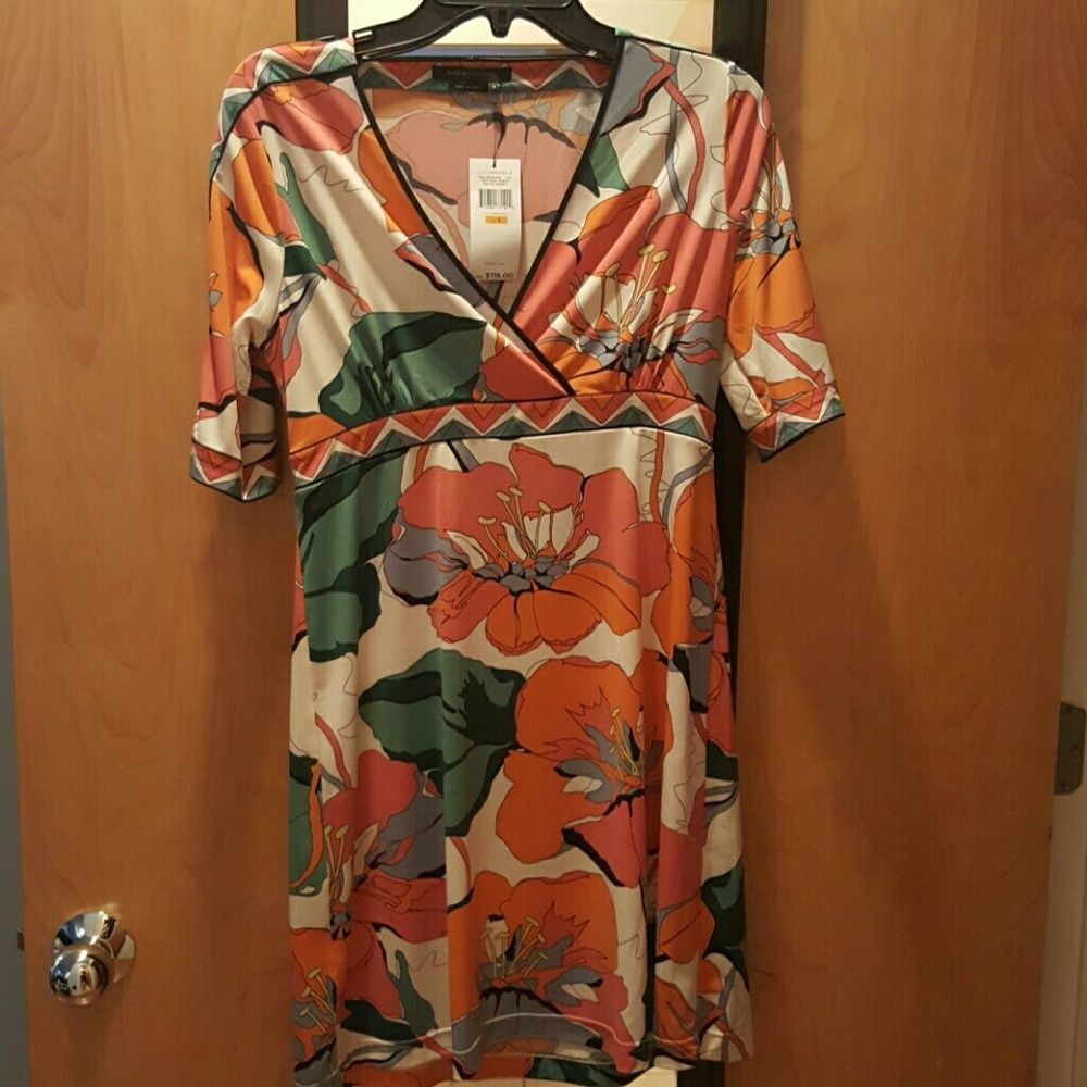BCBG Floral Dress Small